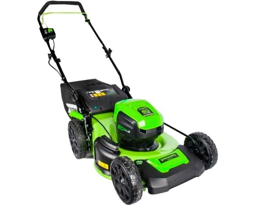 Газонокосилка аккумуляторная Greenworks 60V,46 см, б/щ (без АКБ и ЗУ) Газонокосилка аккумуляторная Greenworks 60V,46 см, б/щ (без АКБ и ЗУ)