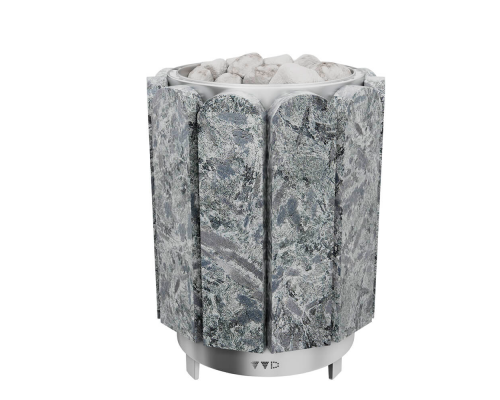 Электрическая печь VVD Премьера 24 кВт, серпентинит «Бархат» Премьера 24СБ