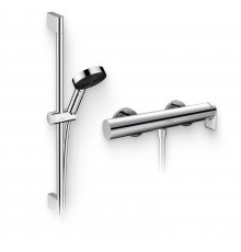 Душевой комплект Смеситель для душа Hansgrohe Vivenis 75620000 хром + Гарнитур Pulsify Relaxation 105 3jet 24160000 хром