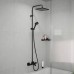 Hansgrohe Vernis Shape Душевая система, настенная, 1jet, цвет: черный матовый. 26900670