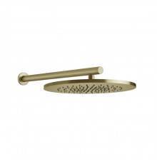 Gessi 316 Верхний душ Oslash;35.5см., с настенным держателем 45см., цвет: Brushed Brass PVD. 54148#727