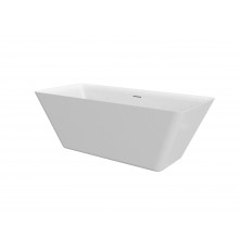 AQM3502GW Ванна акриловая отдельностоящая, 1676х750х600мм, цвет белый глянцевый AQM3502GW
