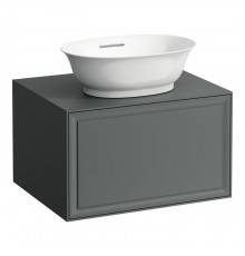 Laufen  New Classic Тумба с раковиной, 57.5x45.5x34.5см,1 ящик, подвесная, цвет: серый. 8.1285.2.400.112.1,  4.0600.1.085.627.1