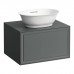 Laufen New Classic Тумба с раковиной, 57.5x45.5x34.5см,1 ящик, подвесная, цвет: серый. 8.1285.2.400.112.1, 4.0600.1.085.627.1