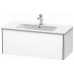 Duravit XSquare Тумба подвесная, 101х47.8х40см, с раковиной, с 1 выдв ящик, цвет: белый матовый. 2336100000,  XS407301818