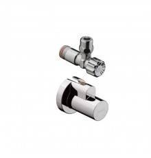 Hansgrohe Угловой вентиль, с декоративной накладкой, цвет: хром. 13954000