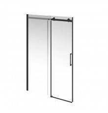 Kerama Marazzi Cristallo Душевая дверь 140х210см, раздвижная с функцией soft close, цвет: черный матовый. CT.140.1/2.SD.BLK.M,  CT.140.2/2.SD