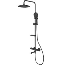 Душевая стойка Milardo Ideal Spa ILSBLTHM06 черный матовый