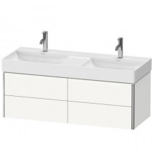 Duravit XSquare База подвесная 118.4x46x39.7см с раковиной, 4 ящика, цвет: глянцевый белый. XS416402222,  23531200141