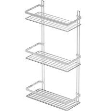 Полка Tekno-tel ES ES065SSS 3 яруса, хром