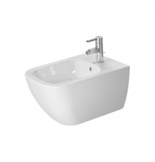 DURAVIT Happy D.2 Биде подвесное 54х36.5см., 1 отв., WonderGliss, цвет: белый. 22581500001
