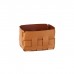 ADJ Корзинка Mini Bottega, 12x19xH13 см., цвет: коньяк/бордо. 1012.09/30