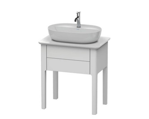 Duravit Luv База напольная 68.8x45х74.3см., с 1 выдв. ящиком, каменной столешницей и раковиной, цвет: белый шелковисто-матовый. LU956003636, 0380600000, LU946501717 Duravit Luv База напольная 68.8x45х74.3см., с 1 выдв. ящиком, каменной столешницей и раковиной, цвет: белый шелковисто-матовый. LU956003636, 0380600000, LU946501717