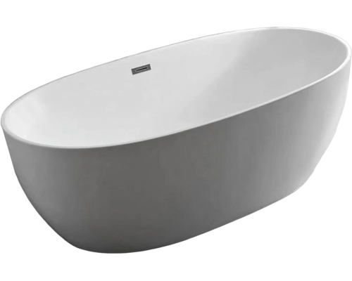 Акриловая ванна Vincea VBT-405-1700MW 170x80 см, отдельностоящая, овальная, с каркасом, со сливом-переливом, белая матовая Акриловая ванна Vincea VBT-405-1700MW 170x80 см, отдельностоящая, овальная, с каркасом, со сливом-переливом, белая матовая