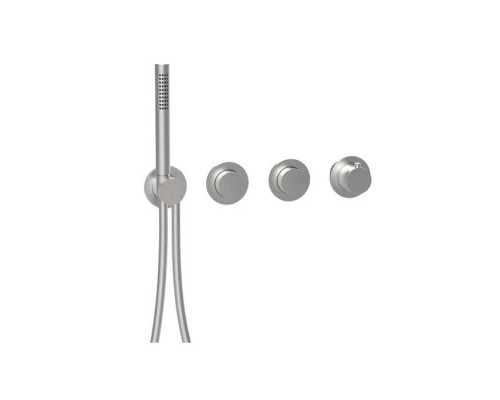 Almar Modular Смеситель для душа, настенный, термостатический, цвет: нержавеющая сталь брашированная AISI 316. E180433.316