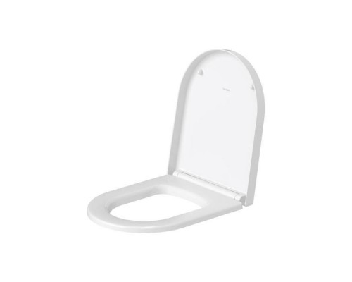 Duravit Me by Starck Сиденье для унитаза, петли: нерж. сталь, с автоматическим опусканием, с микролифтом, цвет: белый. 0020090000