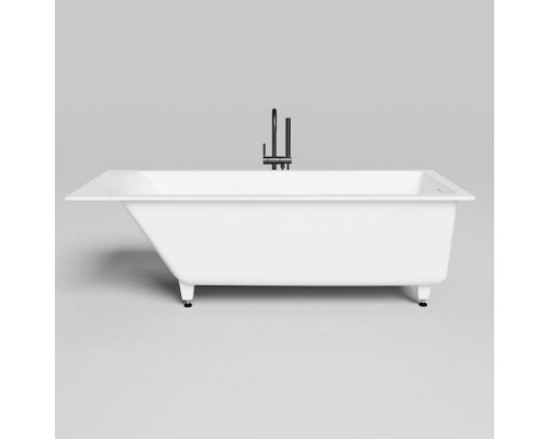 Salini Cascata kit Встраиваемая ванна 180х80х60см, донный клапан, материал: S-Sense, цвет: белый матовый. 104513M