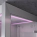 Jacuzzi Frame 120 HAMMAM TOP Душевая кабина 120x80xh224 см, угловая, аудио, термостат, цвет: белый/хром