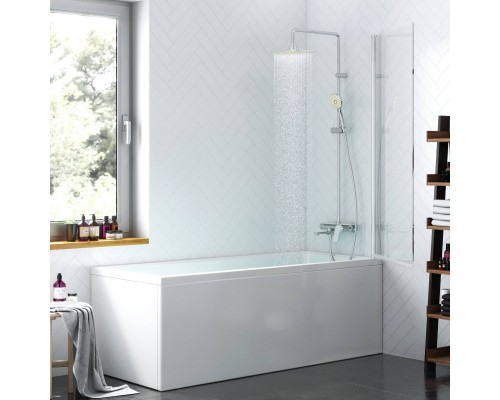 DX35WBS-D080-140MT Душевая шторка на ванну 80х140 см, поворотная DX35WBS-D080-140MT Душевая шторка на ванну 80х140 см, поворотная