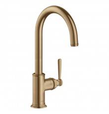Axor Montreux Смеситель для кухни 260, на 1 отв., цвет: шлифованная бронза. 16580140