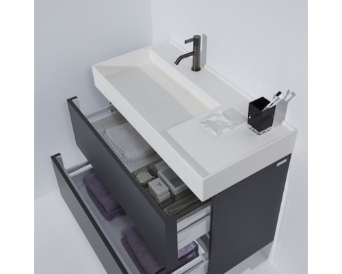 Laufen Kartell Раковина 90х46х12 см, 1 отв., без перелива, цвет: белый. 8.1033.8.000.111.1
