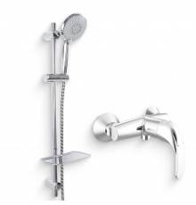 Душевой комплект Смеситель для душа Bravat Fit F9135188CP-01-RUS + Гарнитур Waterfall D154CP-2-RUS