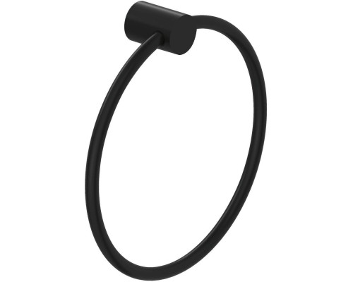 Полотенцедержатель Kludi Vela R 5897839, кольцо 20 см, черный матовый