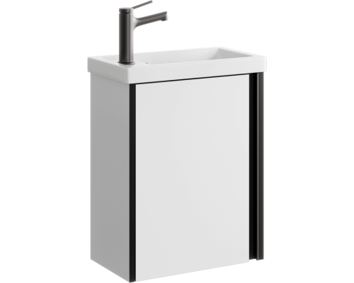 AQ URB0145W Urban Тумба под умывальник, подв., с одной универс. дверью, 435х540х250 мм, белый URB0145W