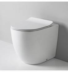 Artceram File 2.0 Унитаз напольный 53х37хh42см, безободковый, слив универсальный, с крепежом, цвет: белый матовый. FLV005 05 30