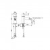 Almar Mixers Смеситель для биде, 1 отв., без донного клапана, цвет: High Brass Brushed PVD. E214003.HB