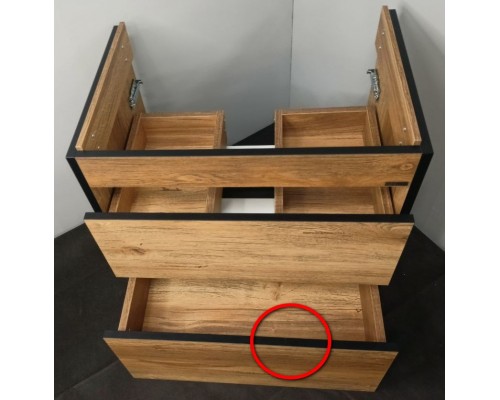 SaleAQFRG0106DB Fargo Тумба под умывальник подвесная, 610х610х410 мм, 2 ящика, Дуб балтийский SaleFRG0106DB_1080