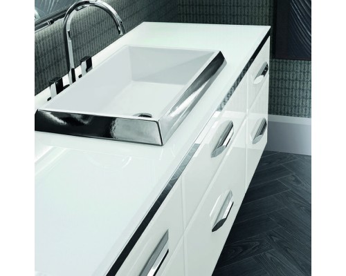 VITAGE milldue edition HILTON Комплект мебели с базой, раковиной DIAMOND, зеркалом DIAMOND, 162см, ручки хром, подвесной, Цвет: bianco-41, платина, сталь. 3360.STEEL, 4054.162.41.98, 3046.41.98, 3054.41.98, 3290.41.SX, 9876.PLATINO (С МЕБЕЛЬЮ), 3290 VITAGE milldue edition HILTON Комплект мебели с базой, раковиной DIAMOND, зеркалом DIAMOND, 162см, ручки хром, подвесной, Цвет: bianco-41, платина, сталь. 3360.STEEL, 4054.162.41.98, 3046.41.98, 3054.41.98, 3290.41.SX, 9876.PLATINO (С МЕБЕЛЬЮ), 3290
