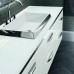 VITAGE milldue edition HILTON Комплект мебели с базой, раковиной DIAMOND, зеркалом DIAMOND, 162см, ручки хром, подвесной, Цвет: bianco-41, платина, сталь. 3360.STEEL, 4054.162.41.98, 3046.41.98, 3054.41.98, 3290.41.SX, 9876.PLATINO (С МЕБЕЛЬЮ), 3290