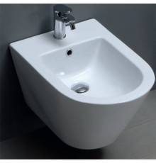 AZZURRA FORMA Биде подвесное  54х37х30,5см , с 1 отв под смеситель, цвет: белый. FMBKS000000MBI*1