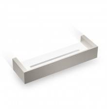 Decor Walther Brick DA30 Душевая полка 30x9см, акриловое белое стекло, подвесной, цвет: никель сатинированный. 0593734