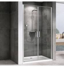 Душевая дверь в нишу Abber Sonnenstrand AG04100C 100 см, профиль хром, стекло прозрачное