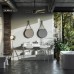 Kerasan Waldorf Консоль 150х55см с раковиной на 3 отв, напольная, цвет: консоли: cromo . 4143K1bi/cr*1, 9195K1cr