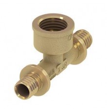 TECEspring AX, Тройник 90* с внутренней резьбой, 32 х 1/2 х 32, латунь
