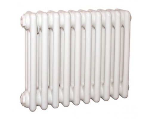 Стальной 3-х трубчатый радиатор Arbonia 3026, 13 секций, высота: 260 мм, длина: 585 мм, цвет: RAL 9016 (белый), боковое подключение № 12, размер подключения: 1/2