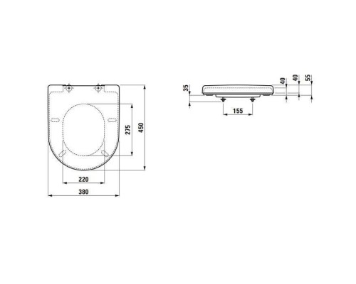 Laufen Pro New Сиденье Special съемное, с микролифтом, для 82095.6/9, 82096.0/4-6, 82295.2/6, 82595.2, цвет: белый. 8.9695.0.300.000.1 Laufen Pro New Сиденье Special съемное, с микролифтом, для 82095.6/9, 82096.0/4-6, 82295.2/6, 82595.2, цвет: белый. 8.9695.0.300.000.1