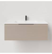 Salini Touch Тумба подвесная 80х50х32см., с раковиной, 1 ящик, гор. фрез., цвет: Taupe. T800H1TON203