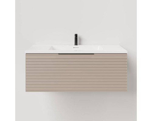 Salini Touch Тумба подвесная 80х50х32см., с раковиной, 1 ящик, гор. фрез., цвет: Taupe. T800H1TON203