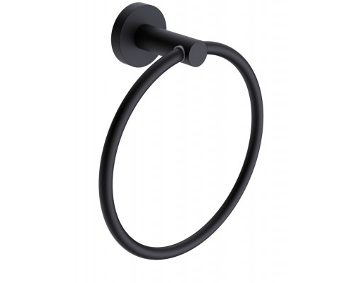 AQM7207MB Trento Кольцо для полотенца, черный матовый AQM7207MB