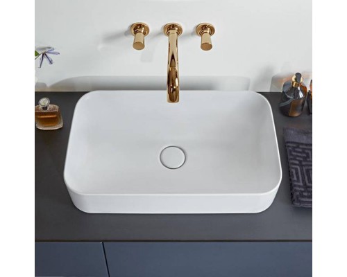VilleroyBoch Finion Раковина накладная 60х35х11.5см., без отв., CeramicPlus, цвет: белый. 414361R1 VilleroyBoch Finion Раковина накладная 60х35х11.5см., без отв., CeramicPlus, цвет: белый. 414361R1