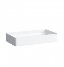Laufen Living Sqaure Раковина 60x34x11 см, без отв., без перелива, цвет: белый. 8.1143.4.000.112.1