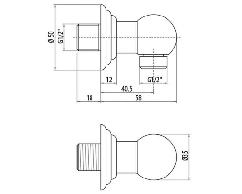 Gattoni PD Выпуск для душа 1/2rdquo;, цвет: золото. PRARE11DO Gattoni PD Выпуск для душа 1/2rdquo;, цвет: золото. PRARE11DO