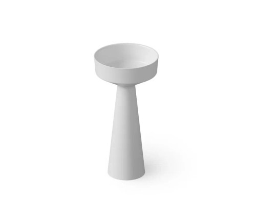 Dea Design Pedestal Basin Раковина 42.5х42.5х85см., напольная, без отв., Solid Surface, цвет: White №18. DD2018 425 18