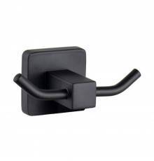 Крючок для ванной комнаты двойной Maretti Umbria Black UMB53299, черный