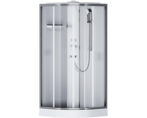 Душевая кабина AM.PM X-Joy W94C-401-090MT 90х90 см, низкий поддон, матовый хром