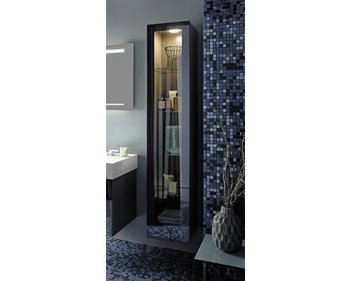 Burgbad Yumo Шкаф подвесной 35x32x176 см, с подсветкой, цвет: серый. HSKD035LF3194